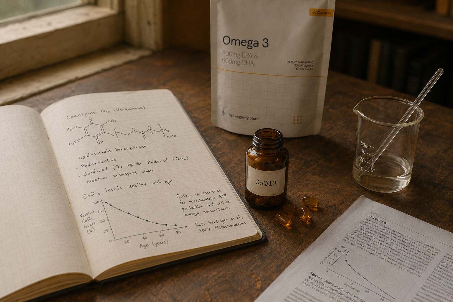 Coenzyme Q10 and Mitochondrial Health: What the Evidence Shows