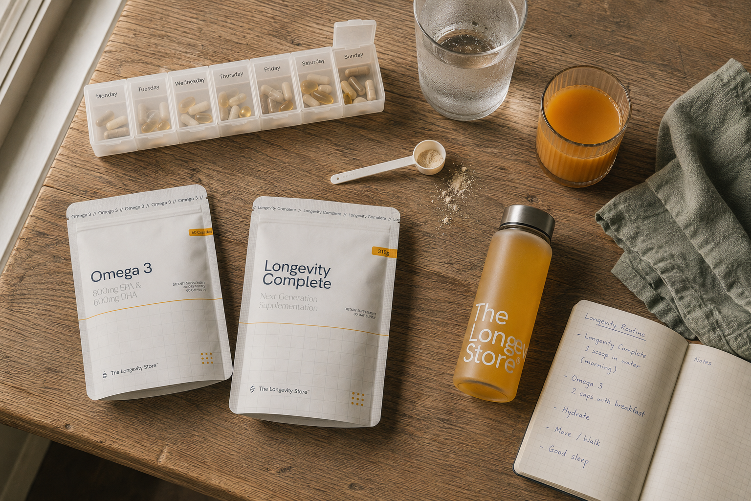 Choosing a Longevity Formula for Long-Term Wellness:   What the Evidence Supports in 2026