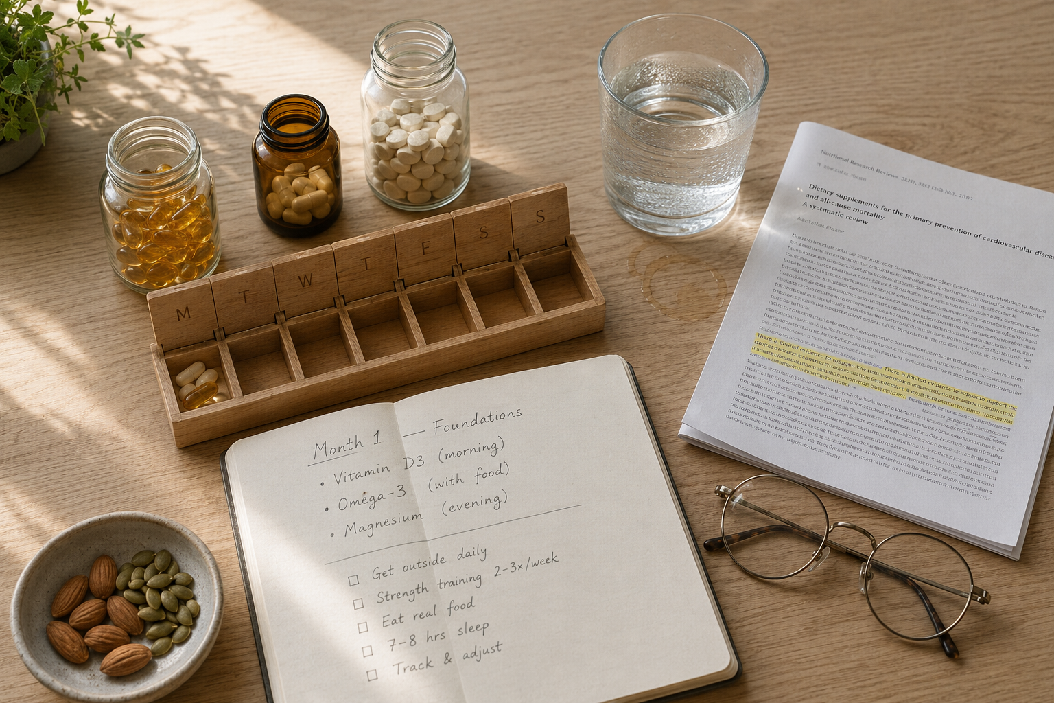 Longevity Supplements for Beginners: Where to Start
