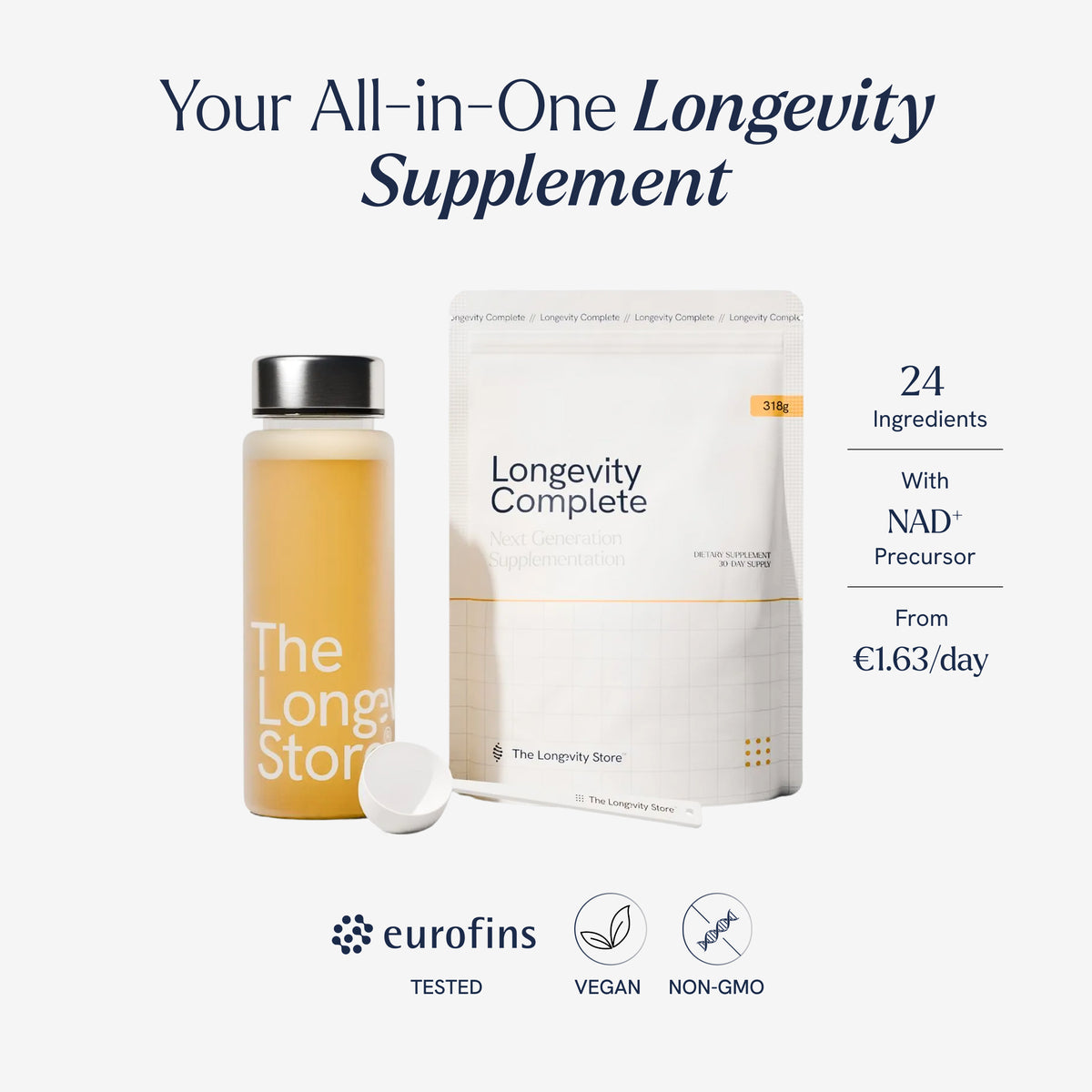 Longevity Complete - all-in-one longevity supplement