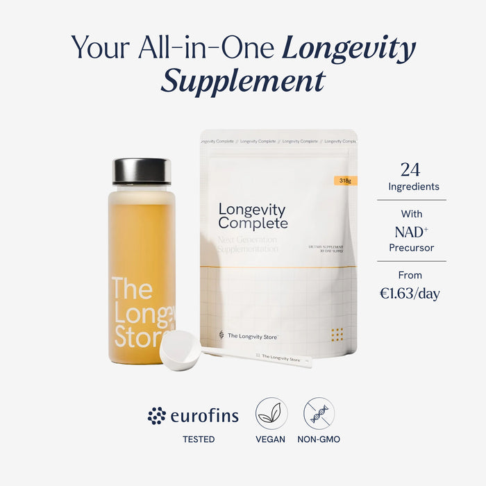 Longevity Complete™ Daily Supplement with 24 Ingredients